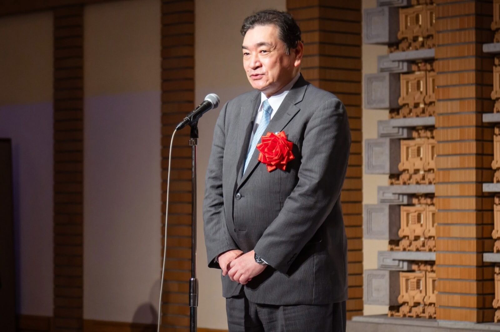 公益社団法人日本観光振興協会の最明仁理事長より乾杯のご発声