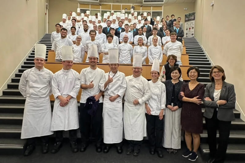 創立100年以上の歴史を持つフランスの料理学校 FERRANDI Parisとの交流は、今後さらに進展していく予定だ。