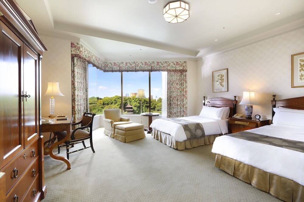 「Sleep wellステイ」プランの客室の写真。すべてガーデンビュー。