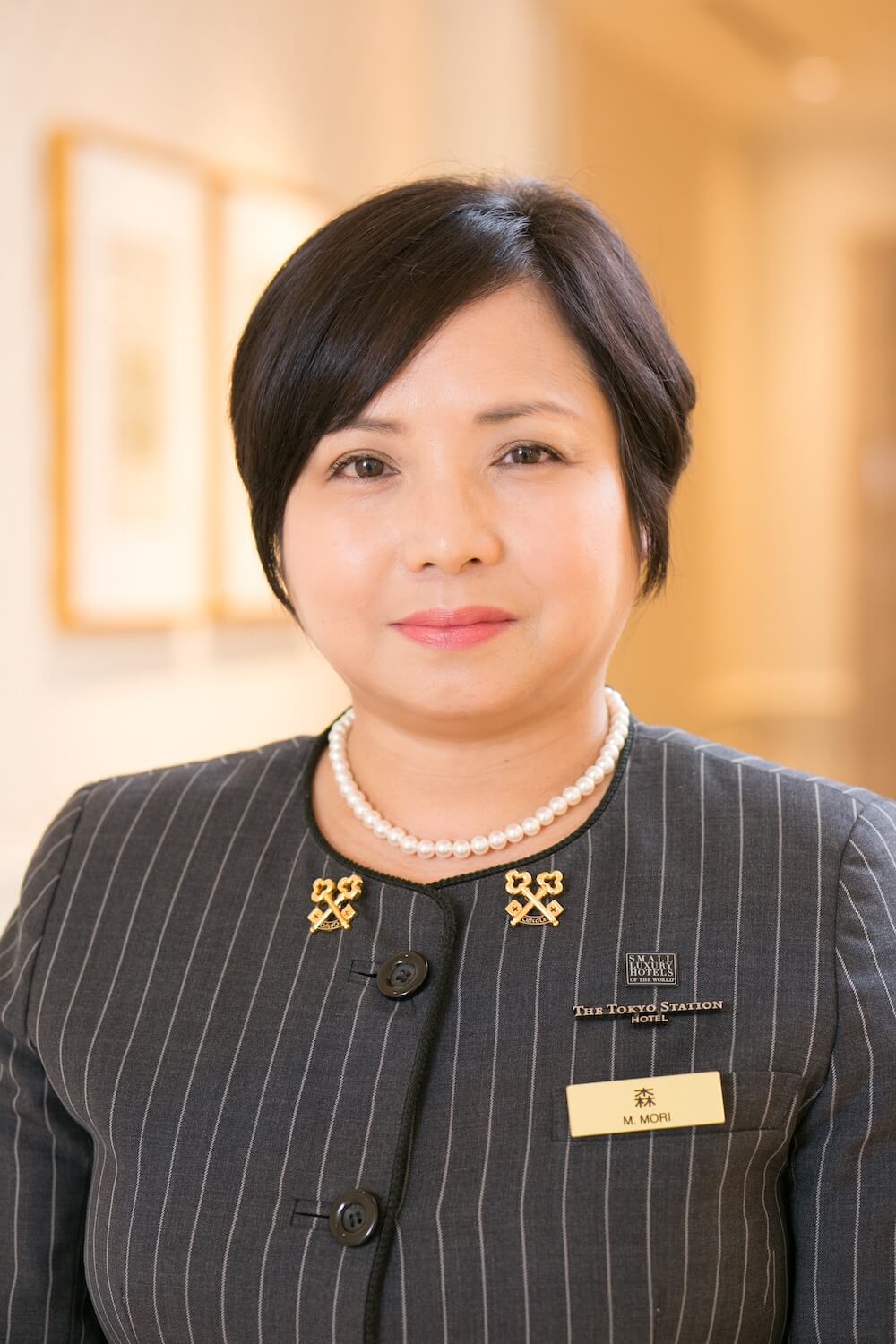 東京ステーションホテル チーフコンシェルジュ森マリーアントワネットさんの写真