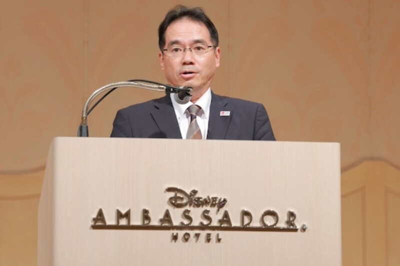 祝辞を述べる来賓の村田茂樹観光庁長官