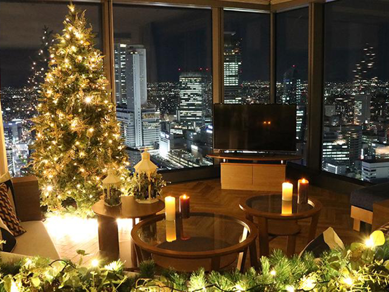 Christmas Special Room 煌めくツリーと夜景を望むひと時